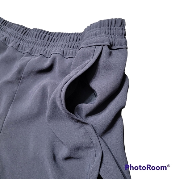 J. Crew Navy Blue Pull On Elastic Waist Crepe Shorts Size 6 - Picture 4 of 9